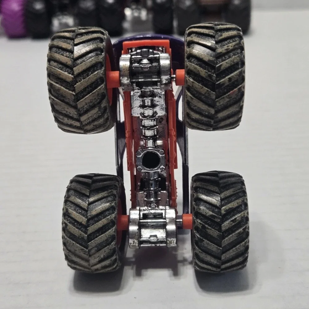 Hot Wheels Monster Jam Truck Lot Of 7 1:64 Metal Mulisha Scorpedo Storm Used